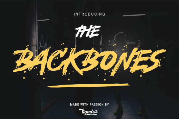 Backbones: A Bold and Dramatic Display Font for Creative Impact