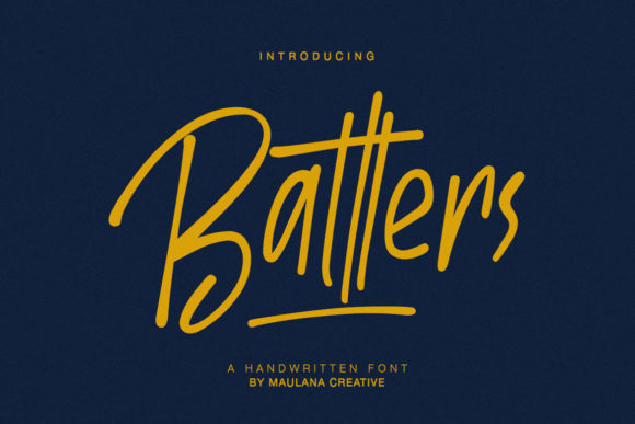 Batllers: A Handcrafted Font for Designers Seeking Authenticity