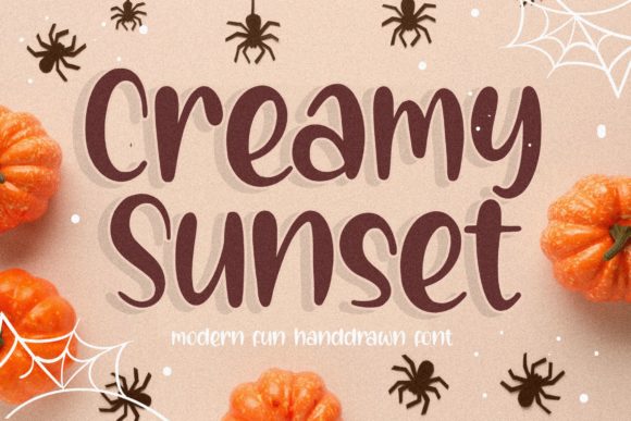 Creamy Sunset: A Timeless Handwritten Font for Creative and Professional Workflows