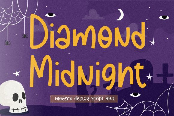 Diamond Midnight: A Bold Display Font for Strategic Branding and Communication