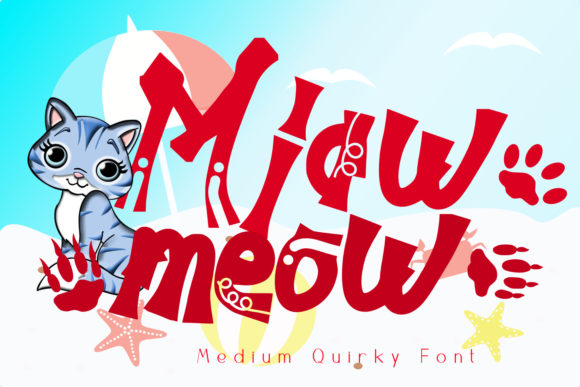 Discover the Whimsical Charm of Miawmeow Font