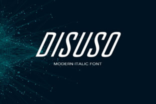 Disuso: A Modern Sans Serif Font Inspired by Traditional Sign Painting
