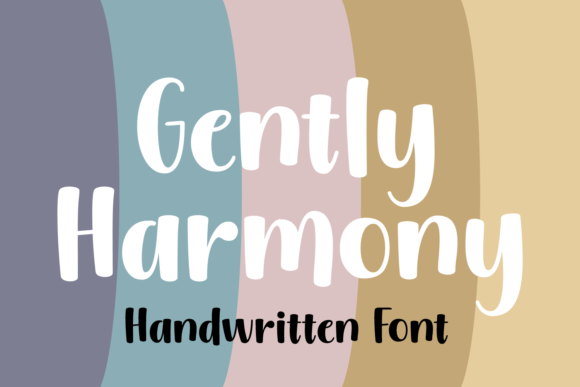 Gently Harmony: A Bold and Authentic Font for Creative Expression