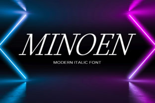 Introducing Minoen: A Modern Display Font with a Timeless Touch