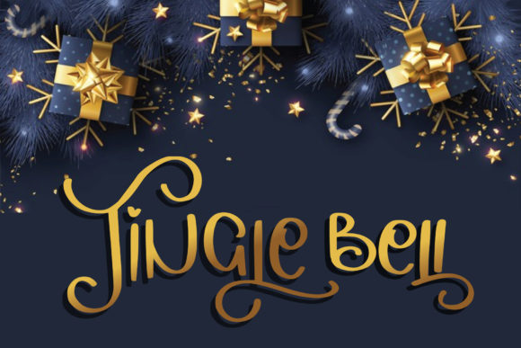 Jingle Bell Font: A Festive and Neat Display Choice for Creative Projects