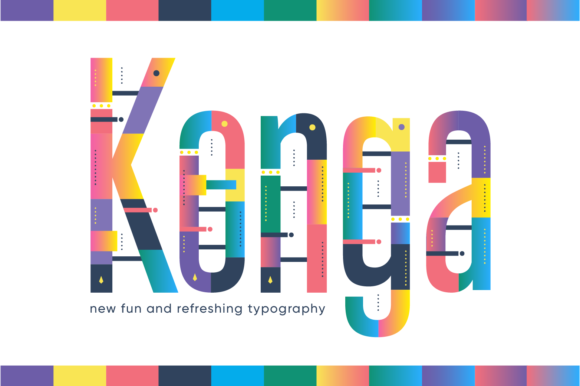 Konga: A Vibrant Display Font for Creative and Professional Use