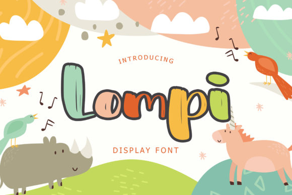 Lompi: A Playful and Authentic Font for Creative Projects