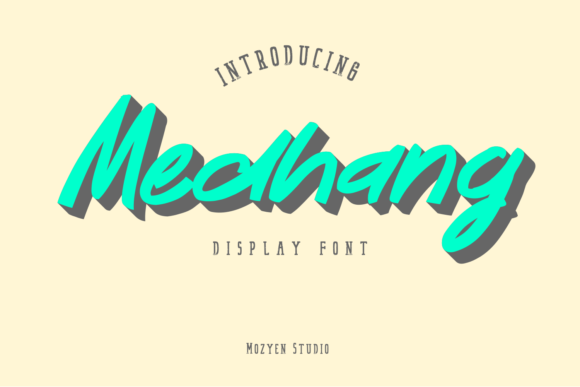 Medhang: The Playful Font That Brings Creativity to Life