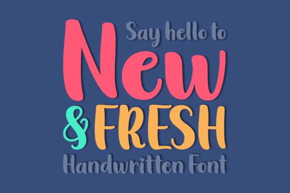 New Fresh: A Trendy and Unique Display Font for Modern Design