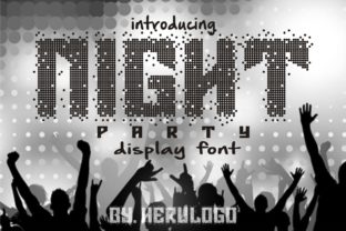 Night Party: A Modern Display Font for Bold Visual Communication