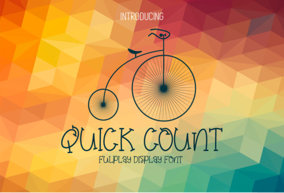 Quick Count: A Playful Font for Modern Design Projects