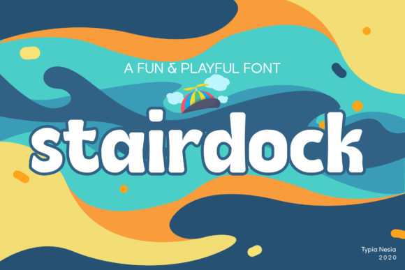 Stairdock: A Trendy Display Font for Creative Expression