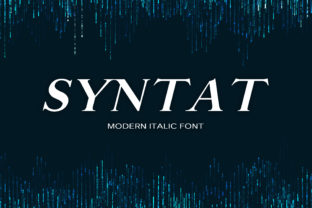 Syntat: A Modern Sans Serif Font with a Traditional Touch