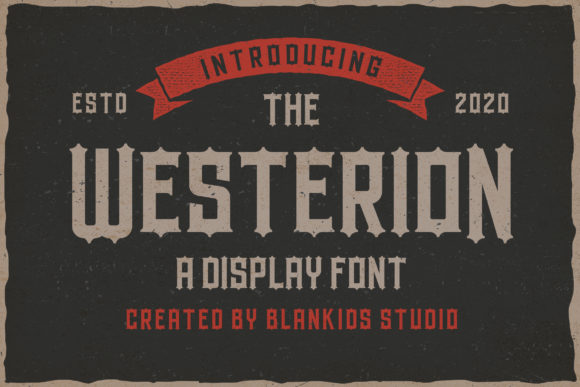 Westerion: A Bold Display Font That Elevates Creativity